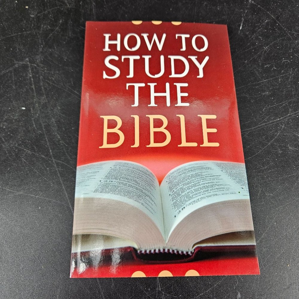 How To Study the Holy Bible Guide Student Reading Plans Robert West Barbour NEW